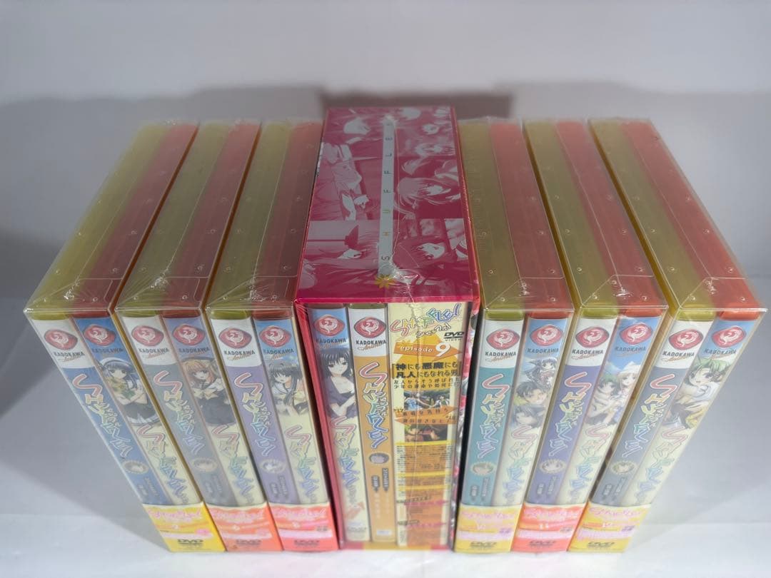 【未開封品】SHUFFLE! DVDボックスセット2.6.8.9.10-12巻