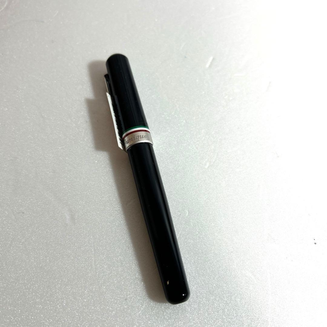 新品未使用 オロビアンコ ルニーク × デルタ コラボ 万年筆 ブラック 字幅F