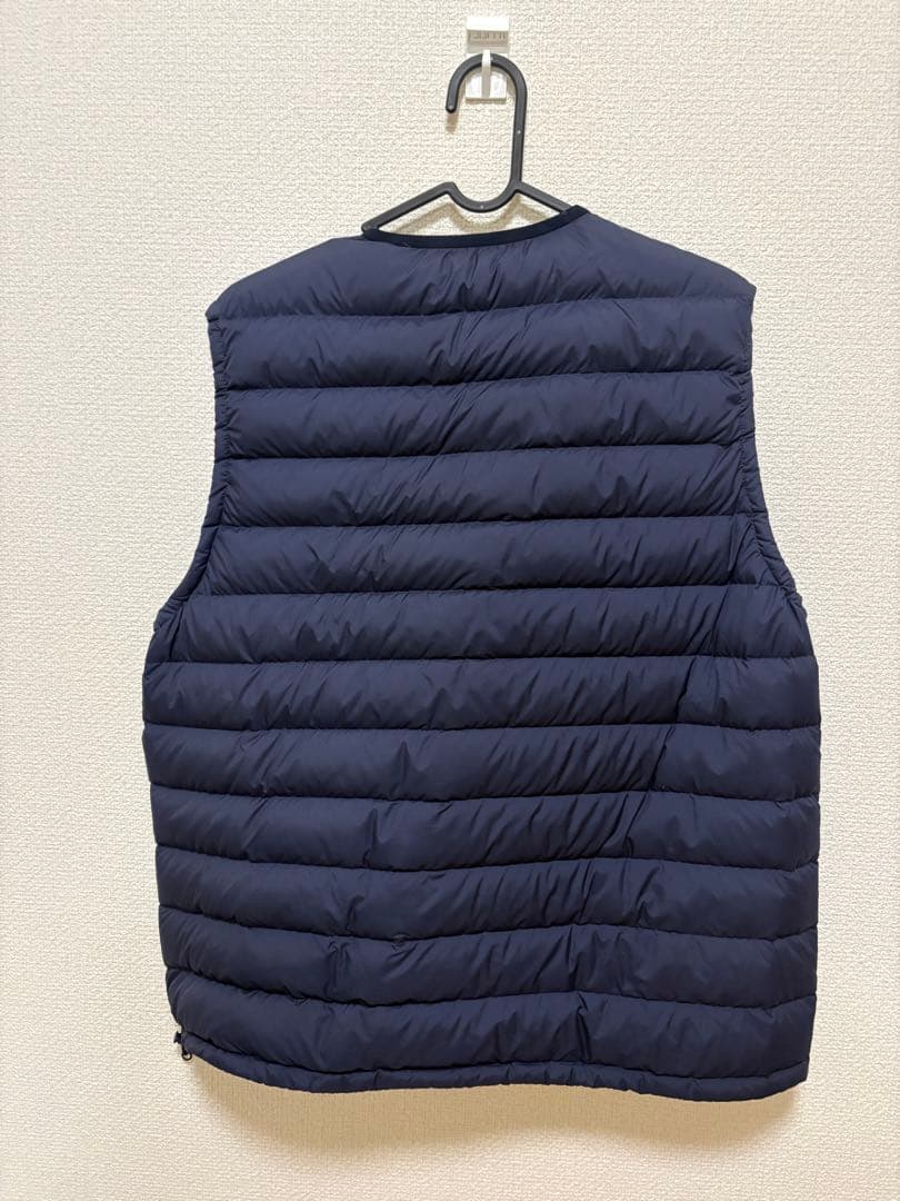 ダントン　ダウンベスト　Ｌサイズ ネイビー　美品