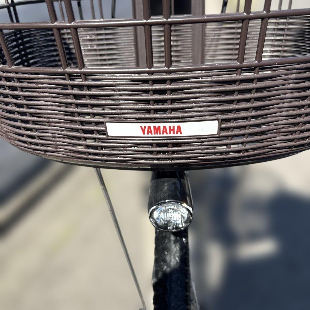 YAMAHA PASwith電動アシスト自転車 前面バスケット付き美品