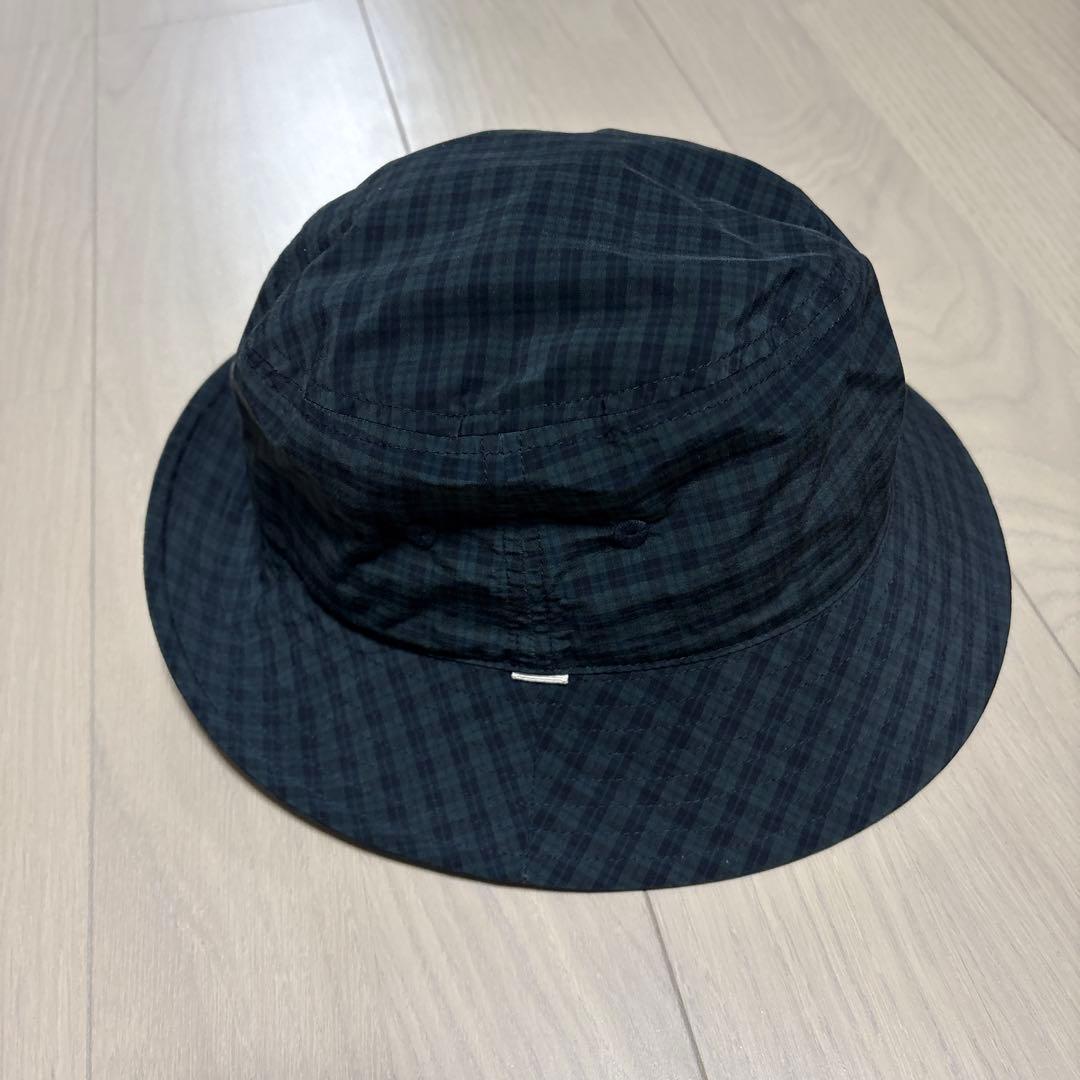 OVY ダークグリーンチェック バケットハット