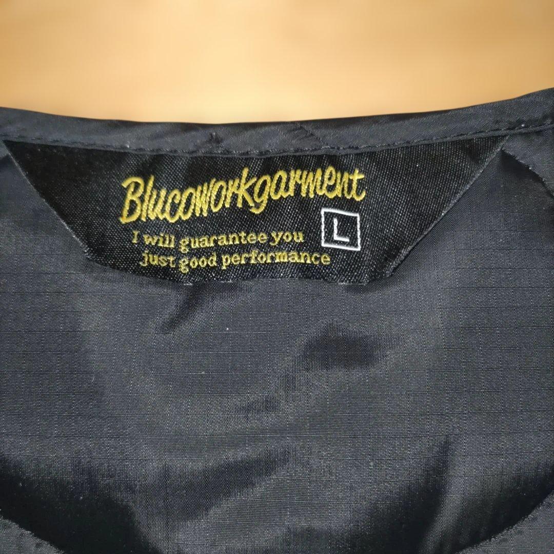 Bluco Work Garment ブラックダウンベスト Lサイズ