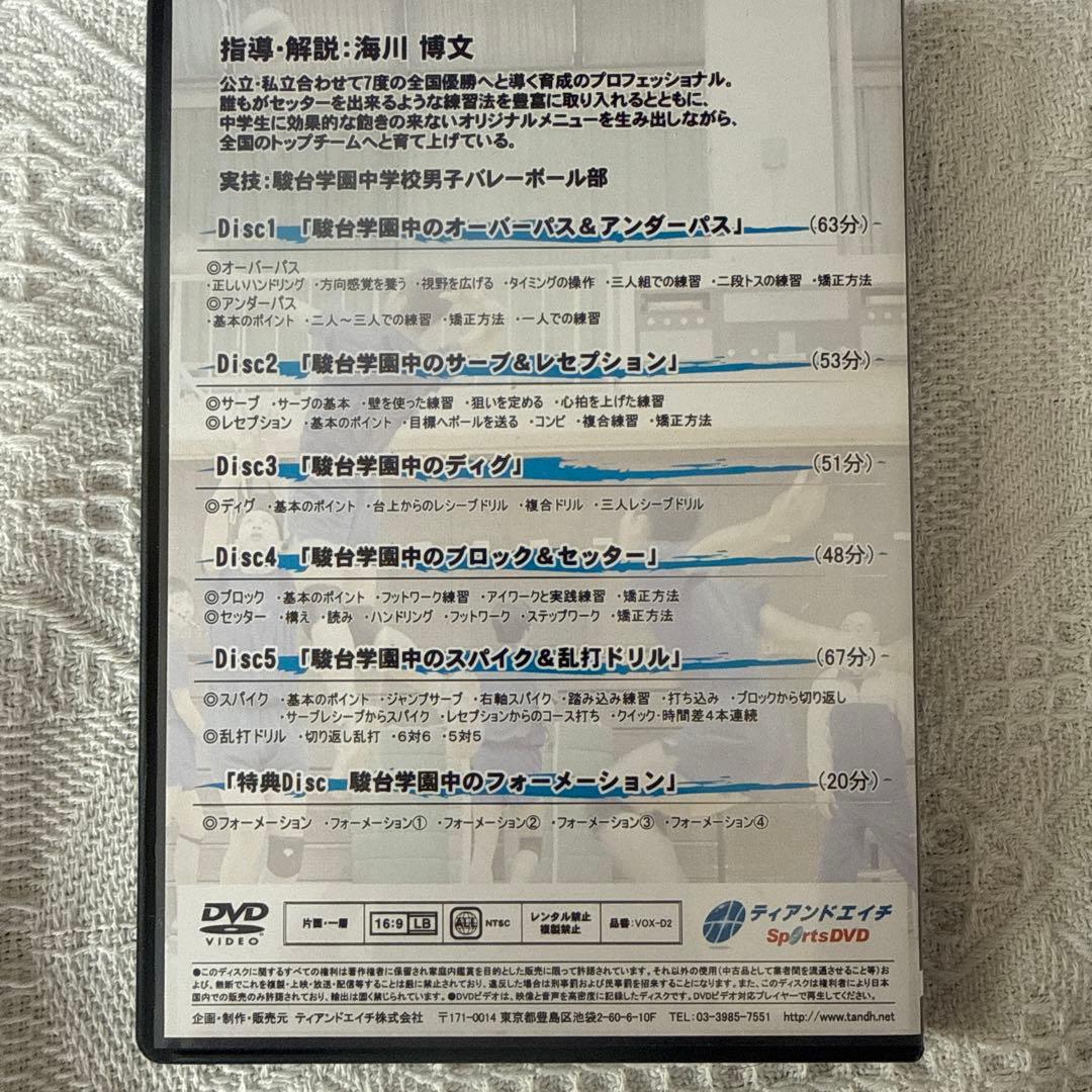選手の可能性を最大限に伸ばす!! 中学バレー指導 DVD
