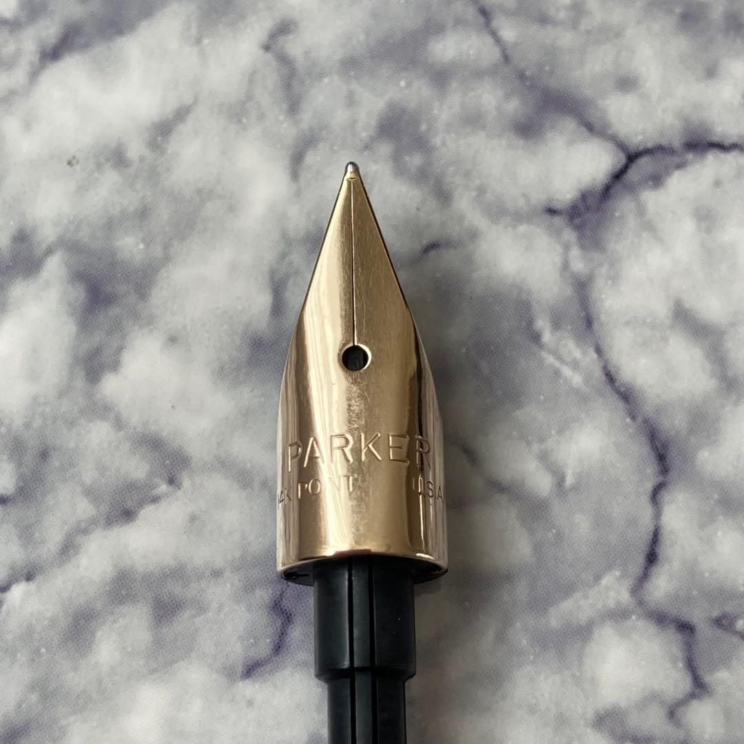#0017 オーバーホール済み 万年筆 PARKER Silver 14k