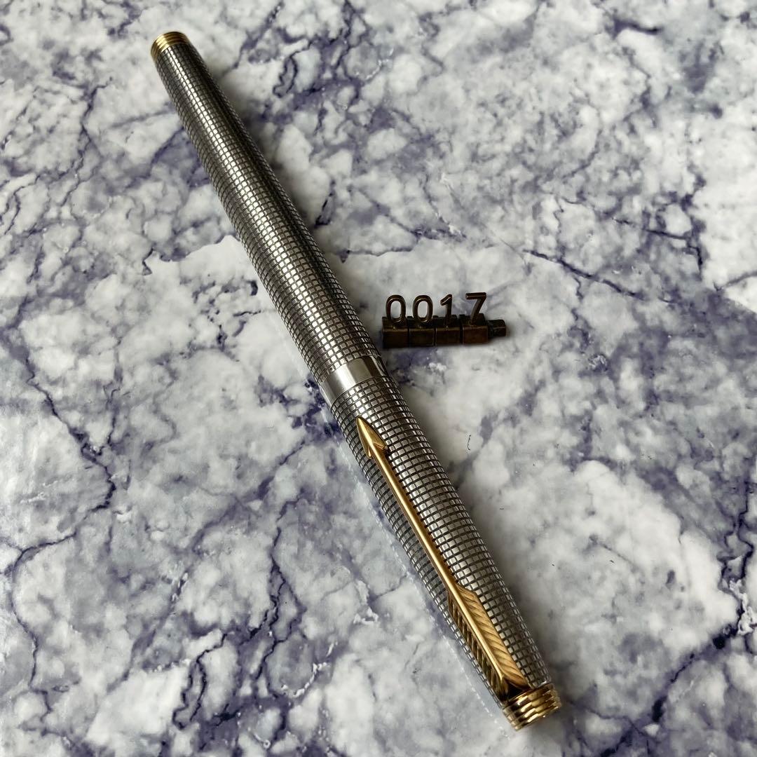 #0017 オーバーホール済み 万年筆 PARKER Silver 14k