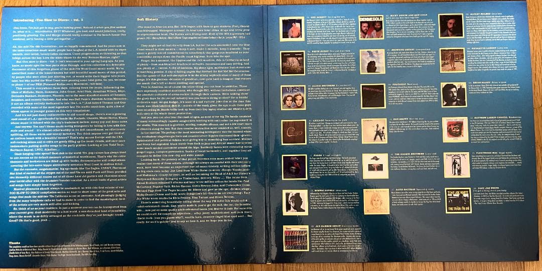 洋楽 2LP Too Slow to Disco Volume 1