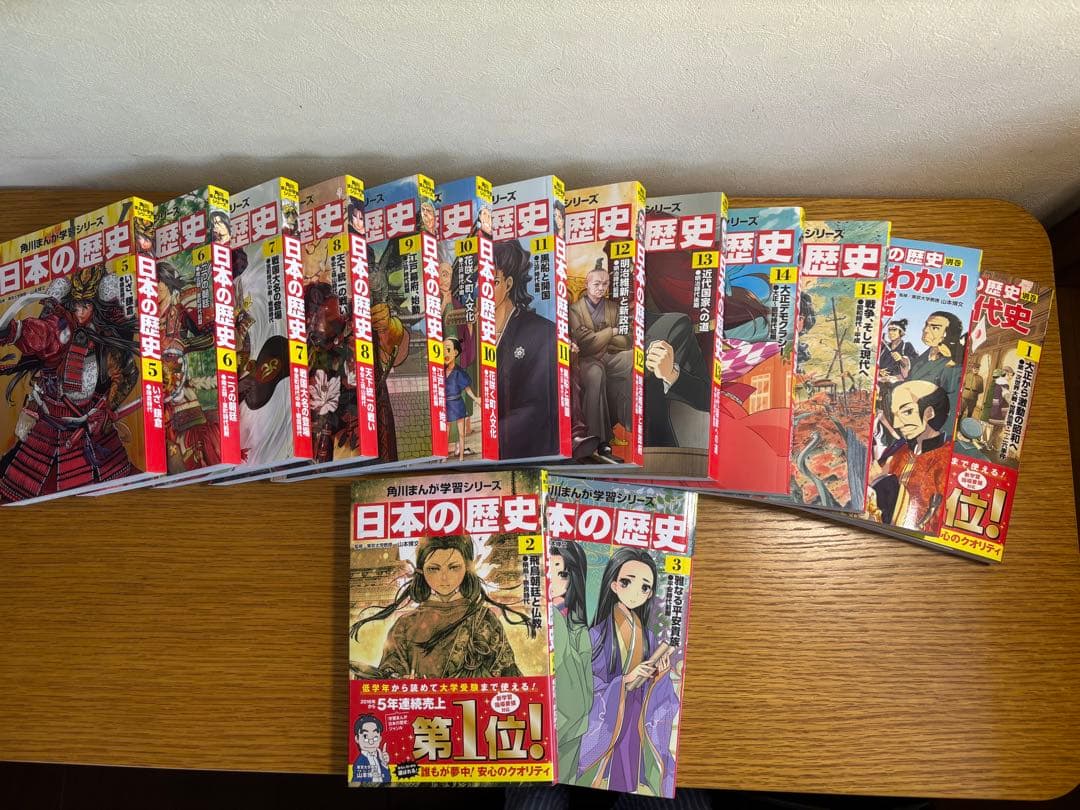 角川まんが学習シリーズ　日本の歴史　13冊 ＋別冊2冊