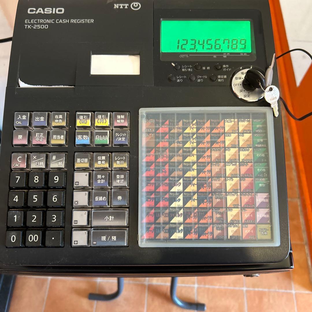 CASIO カシオ　TK-2500 電子レジスター