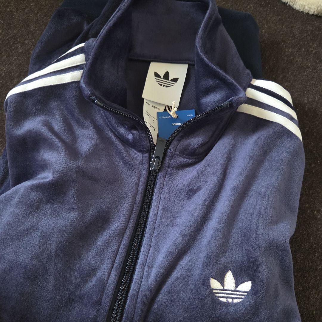 adidas ファイヤーバード トラックトップ ベロア