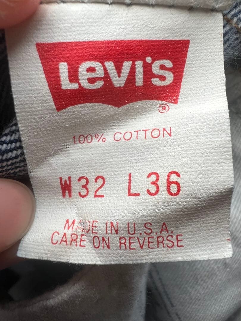 「バレンシア工場」 1995年Levi's 501 USA製 W32 L36