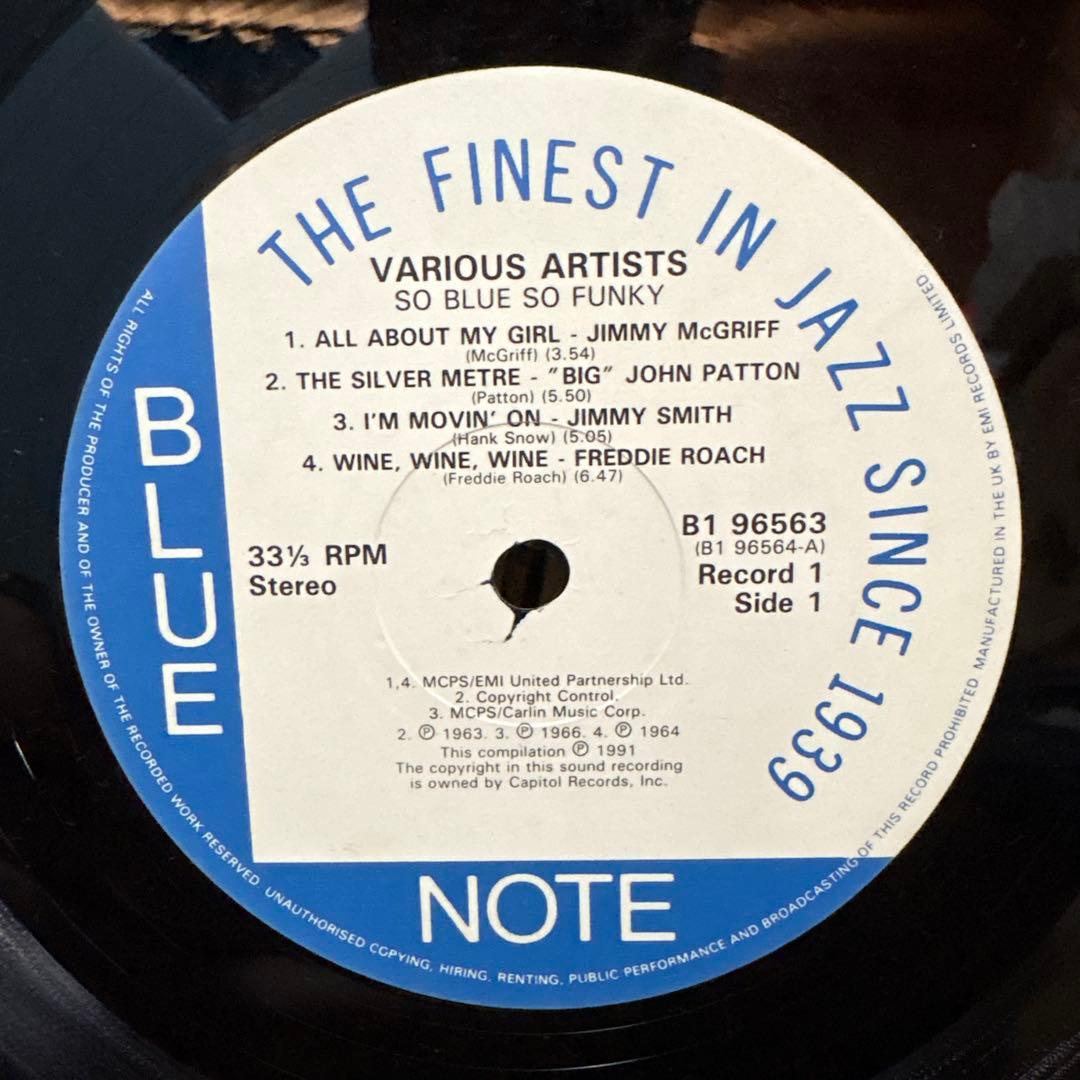 洋楽 SO BLUE: SO FUNKY LP