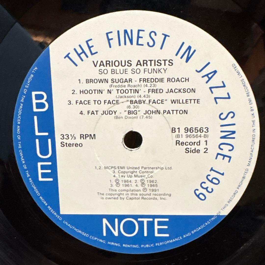 洋楽 SO BLUE: SO FUNKY LP