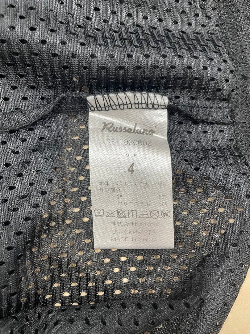 Russeluno ラッセルノ MESH BIG HIGHTNECK TEE