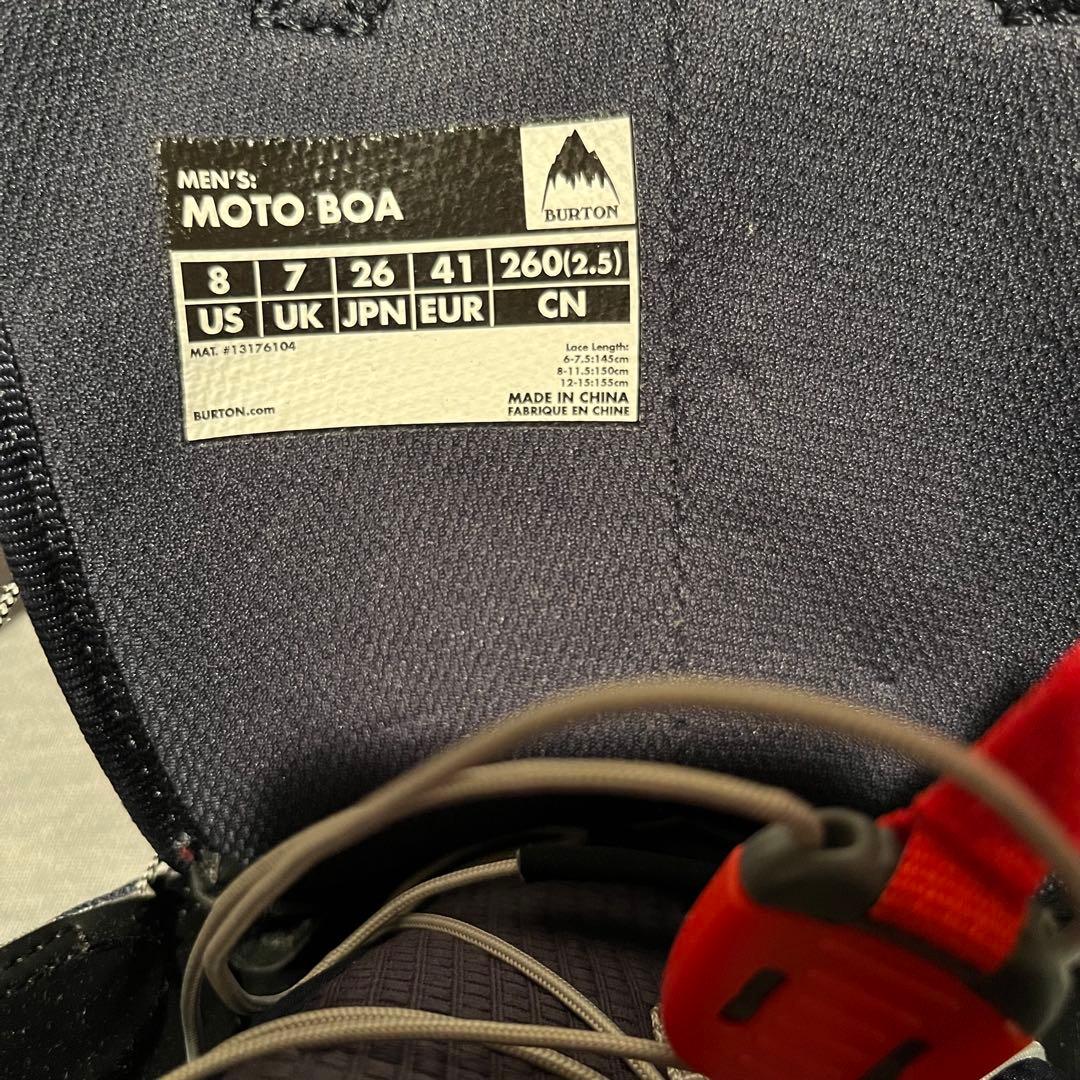 BURTON MOTO BOA 26cm 20-21モデル　ネイビー