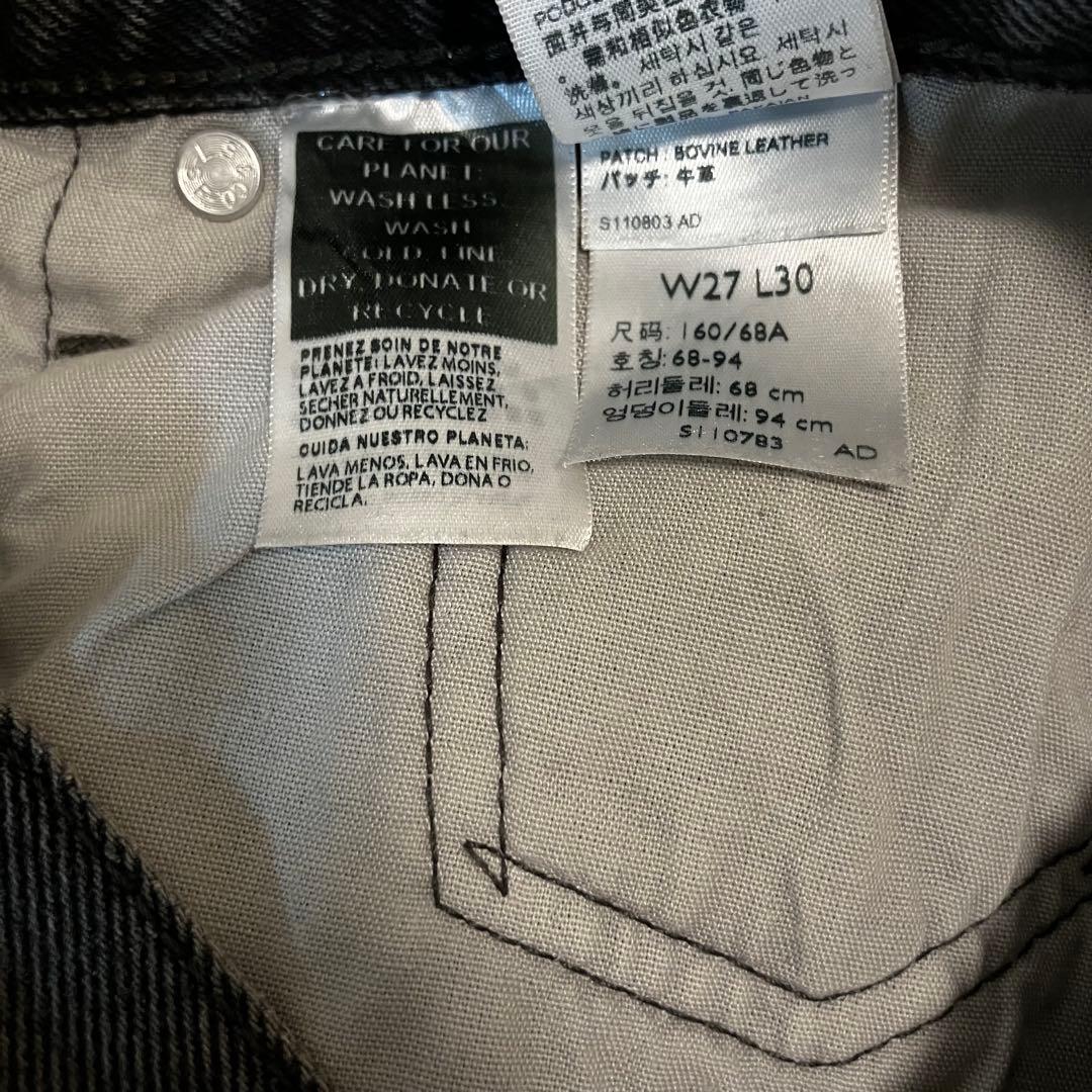 Levis Premium 501 '90s ブラック　デニム W27 L30