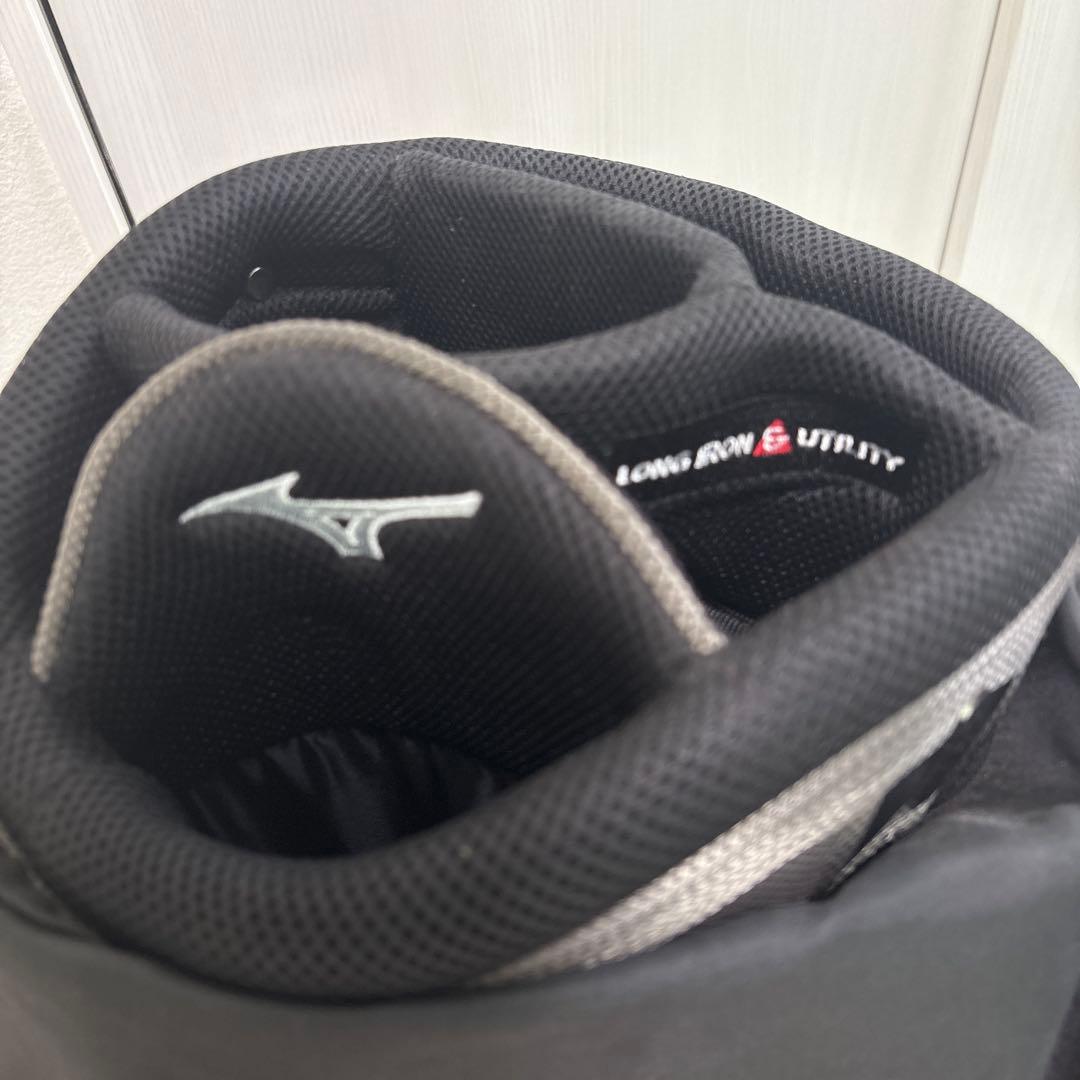 Mizuno キャディバッグ ブラック ストライプ