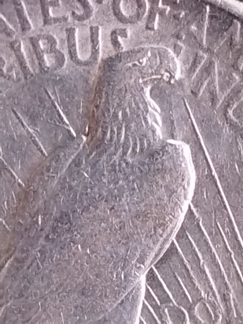 と*の様 (5205)1926 US．アンティーク　ピースダラー銀貨　ユー