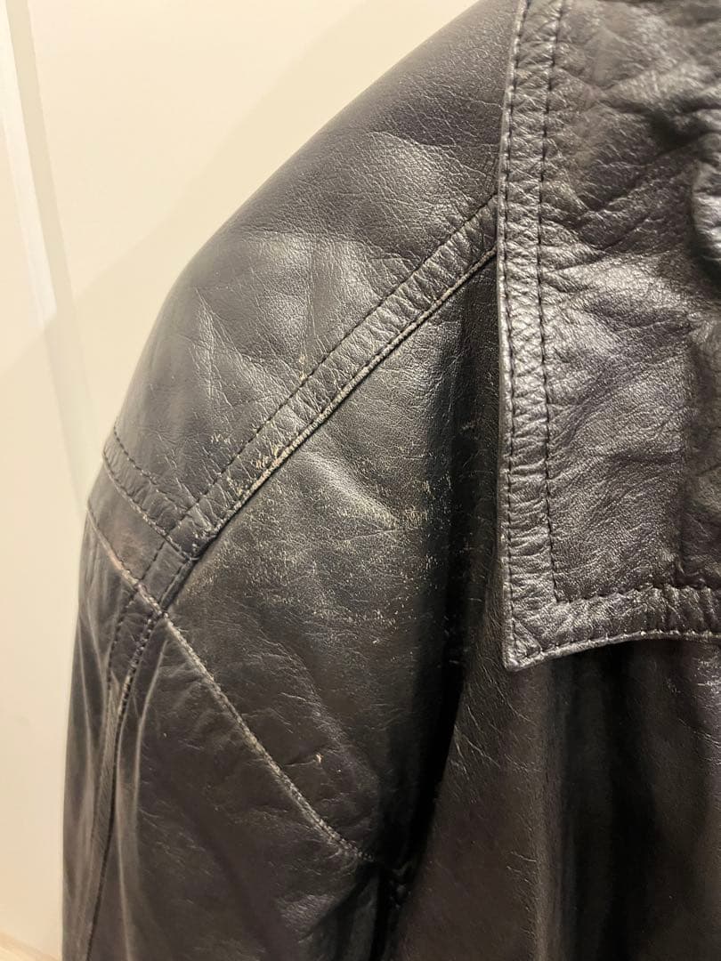 vintage leather jacket ライダース　y2k グランジ