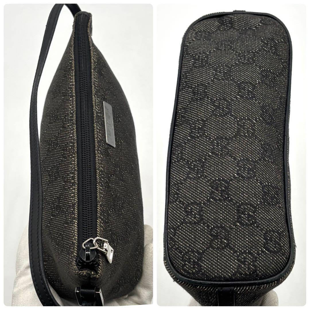 美品　GUCCI　グッチ 　アクセサリーポーチ　ミニバッグ GG　肩掛け