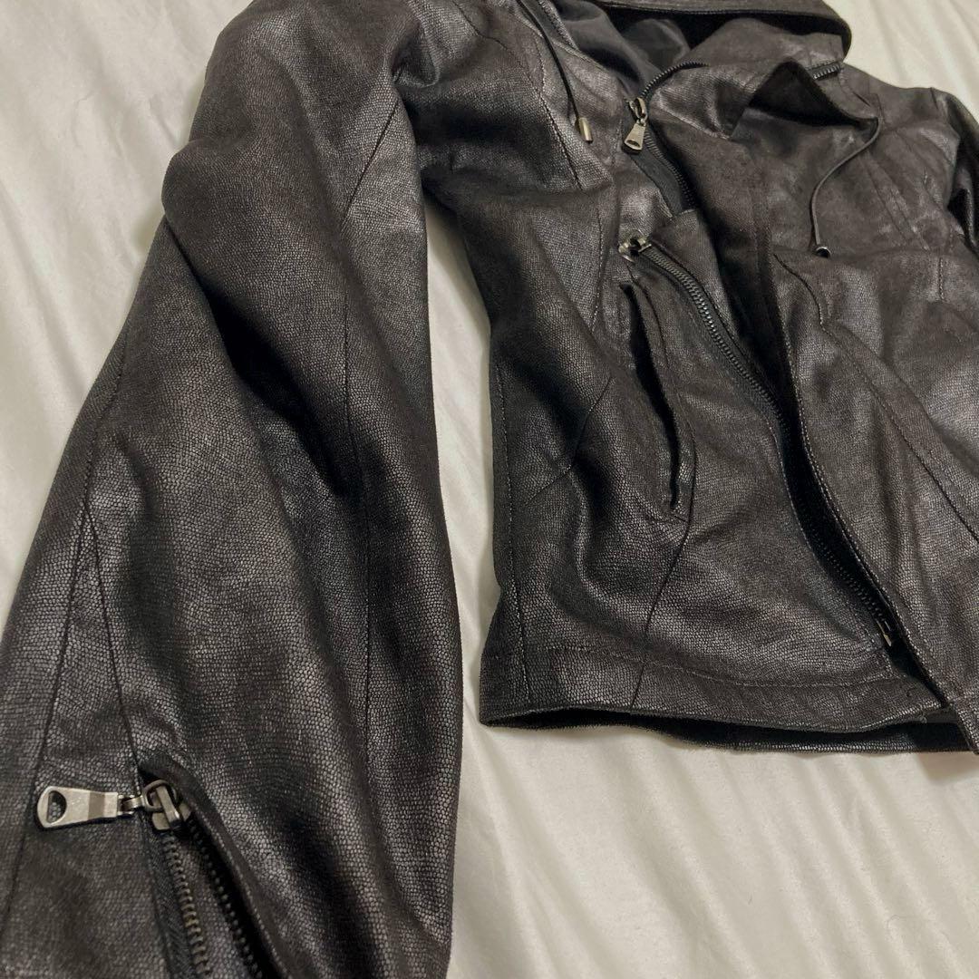 00’s archive coating gimmick big hoodie