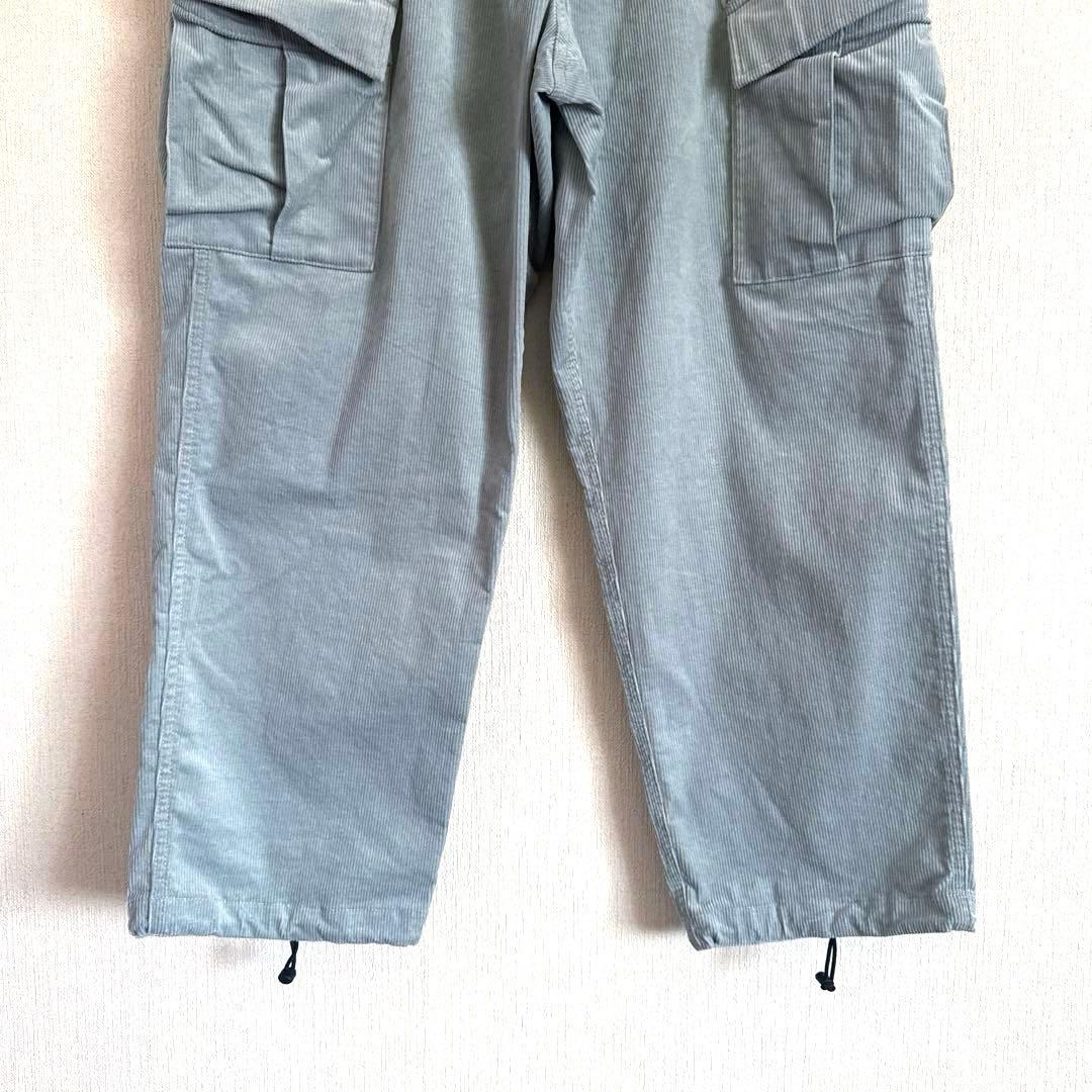 【美品】スタブリッジ　コーデュロイカーゴパンツ　裾部ドローコード　Lサイズ