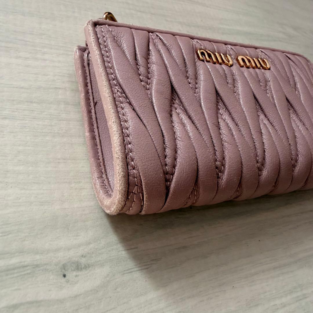 MIU MIU ミュウミュウ マテラッセ キーケース付きケース