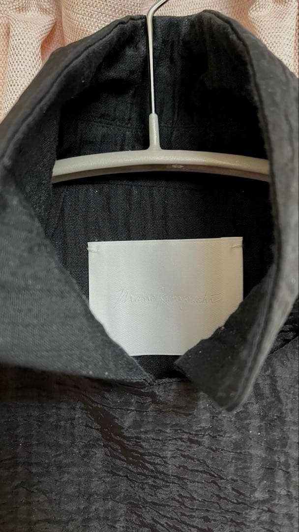 マメクロゴウチ Grain Finish Flap Front Jacket