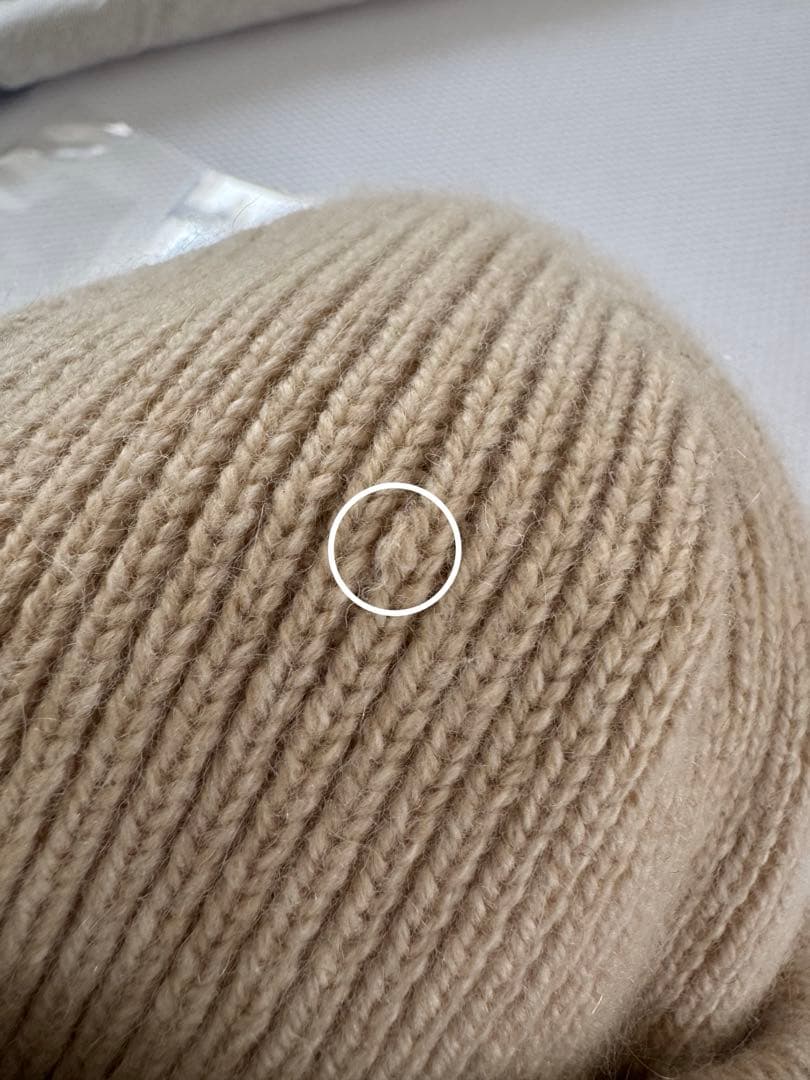 Knit Big Watch Cap CASHMERE カシミヤ　ビーニー