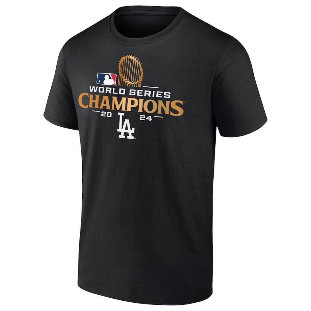 新品L【100%正規品】Fanatics大谷翔平WS2024ドジャース金シャツ