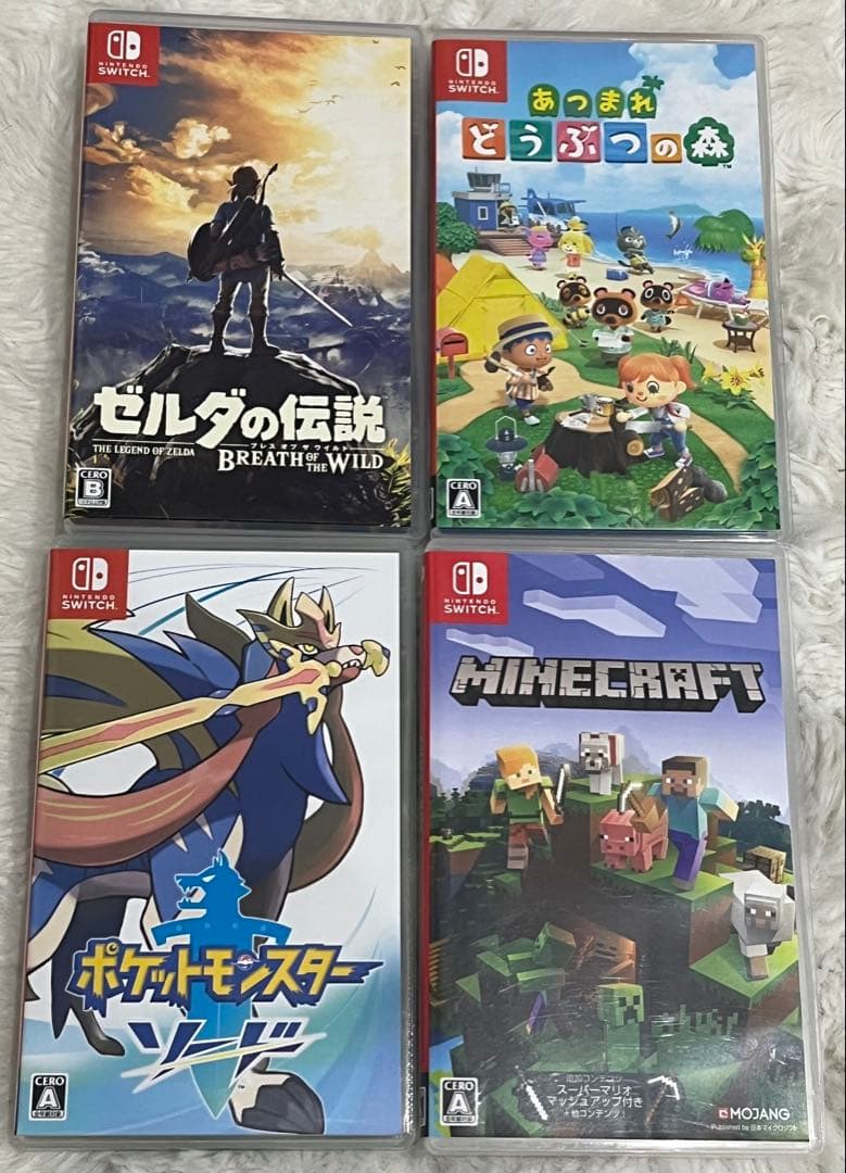【人気作9点】Nintendo Switch ソフト/ポケモン/マイクラ/あつ森
