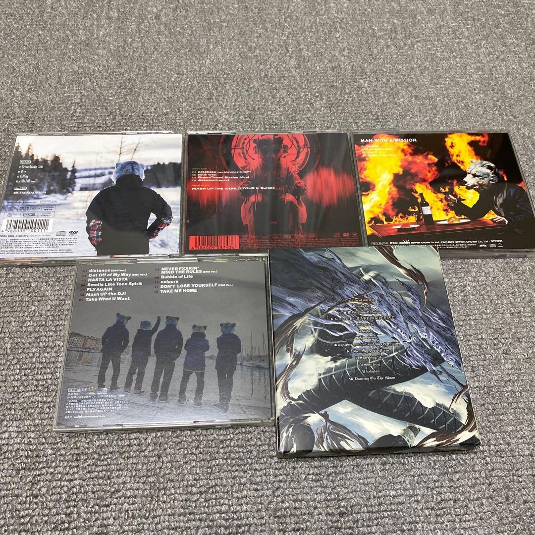 MAN WITH A MISSION CD＋DVD 5点セット ロックバンド