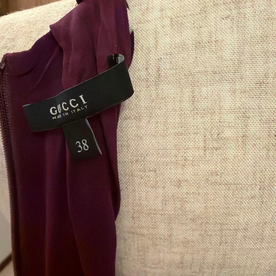GUCCI アメリカンスリーブワンピースmade in Italy 38