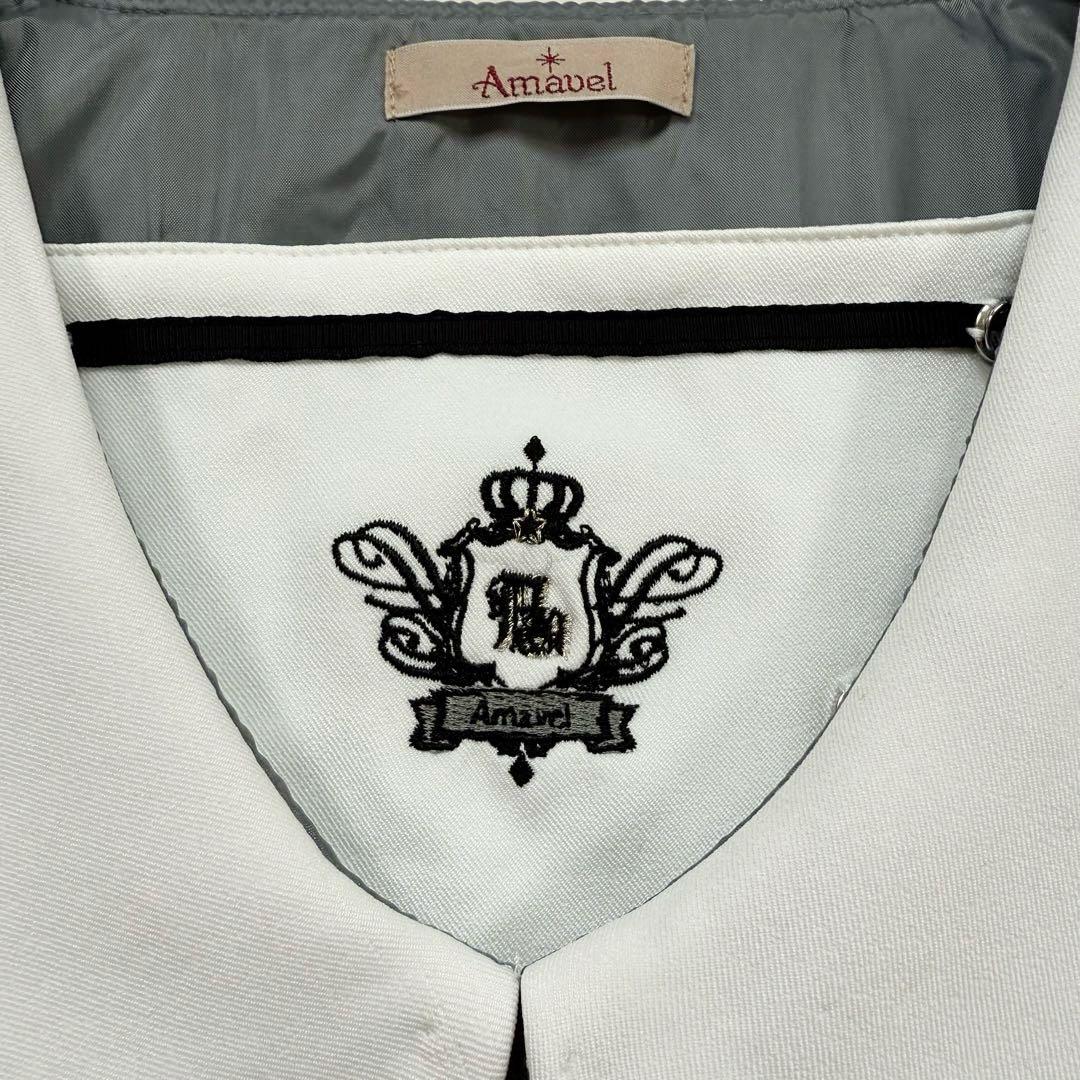 【美品】Amavel セーラーワンピース グレー レディース