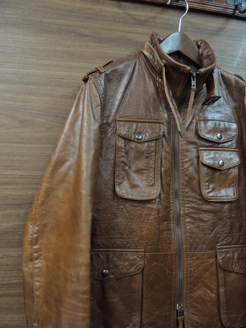 Lサイズ Haruf ハルフ ホースハイド 馬革 レザー ジャケット ブルゾン