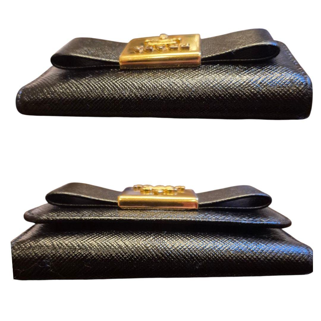 PRADA プラダキーケース ６連テスート　ブラック