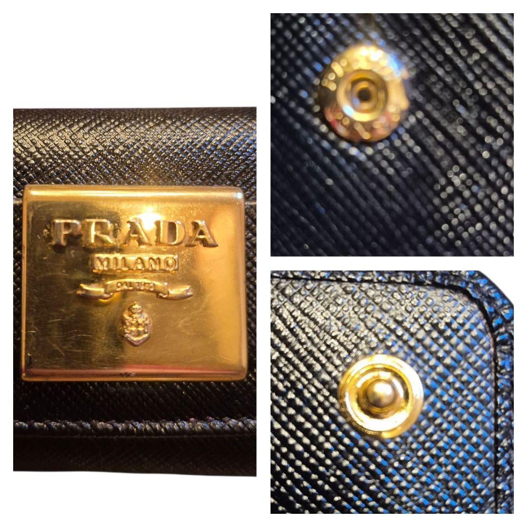 PRADA プラダキーケース ６連テスート　ブラック