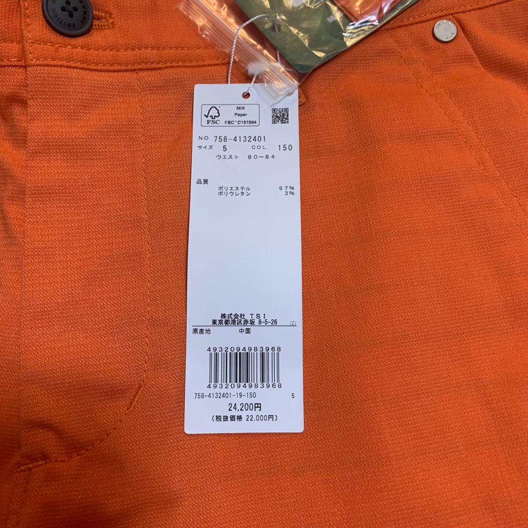 新品■24,200円【マスターバニー】メンズ　ハーフパンツ　5/L ゴルフウェア