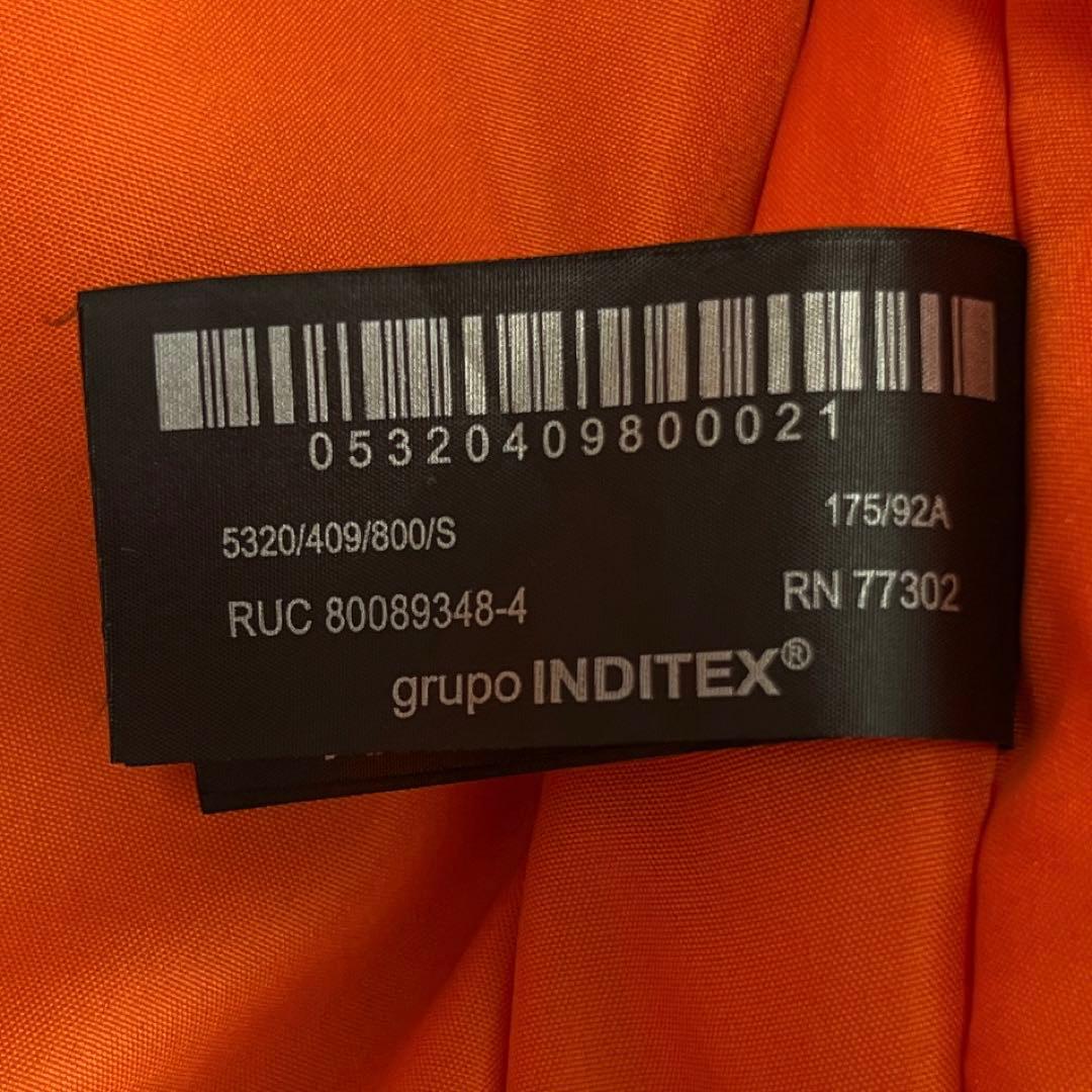 極美品✨ZARA ザラ コントラストフード付きフェイクレザー ジャケット S