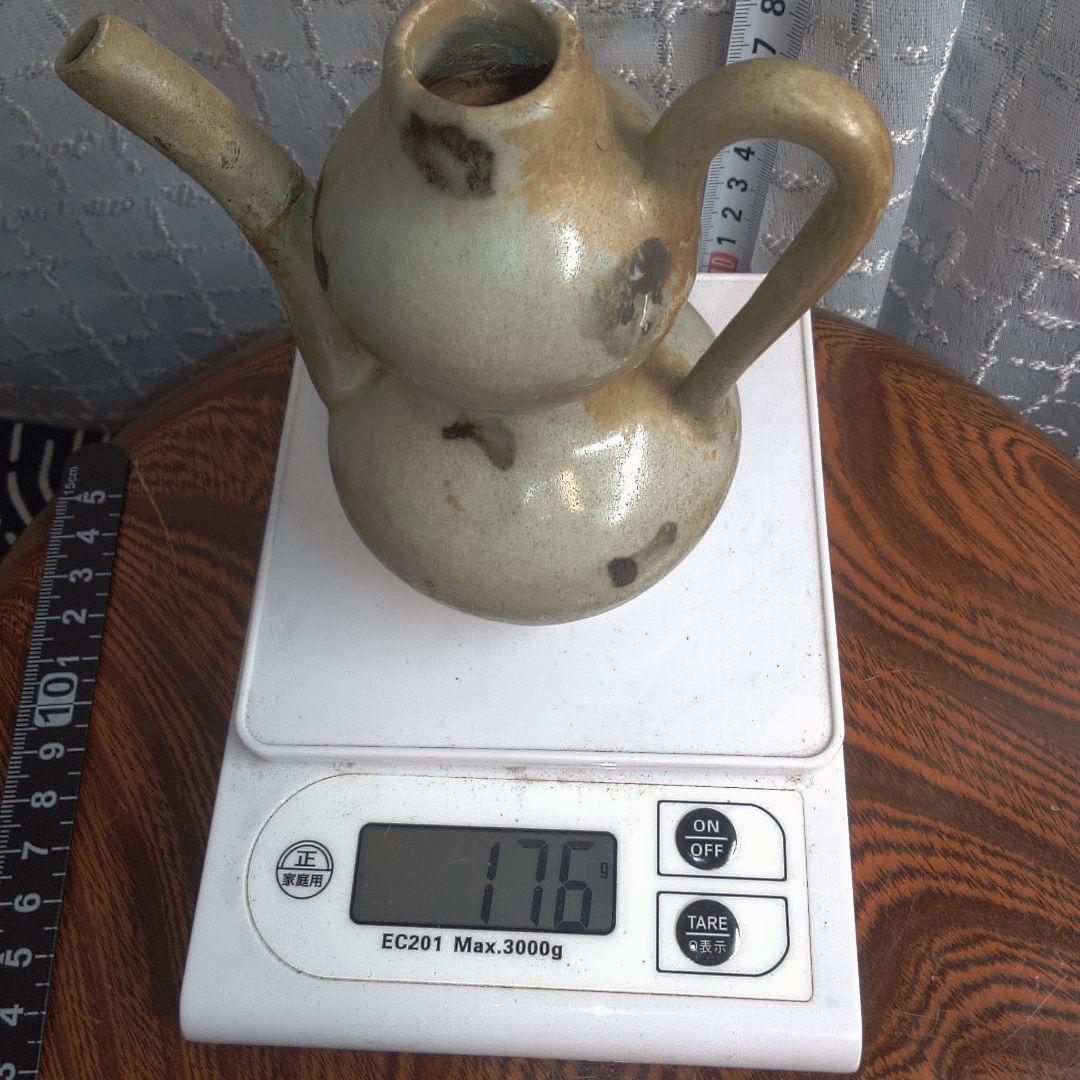 専用です。骨董６ 中国美術？手作り陶器壺、二重ボディ