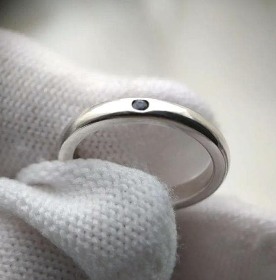 TIFFANY&Co.　エルサ・ペレッティ スタッキングバンド リング　7号