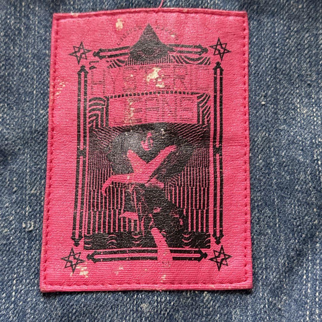 【希少】ヒステリックグラマー デニム ジレ ベスト ダメージ加工品