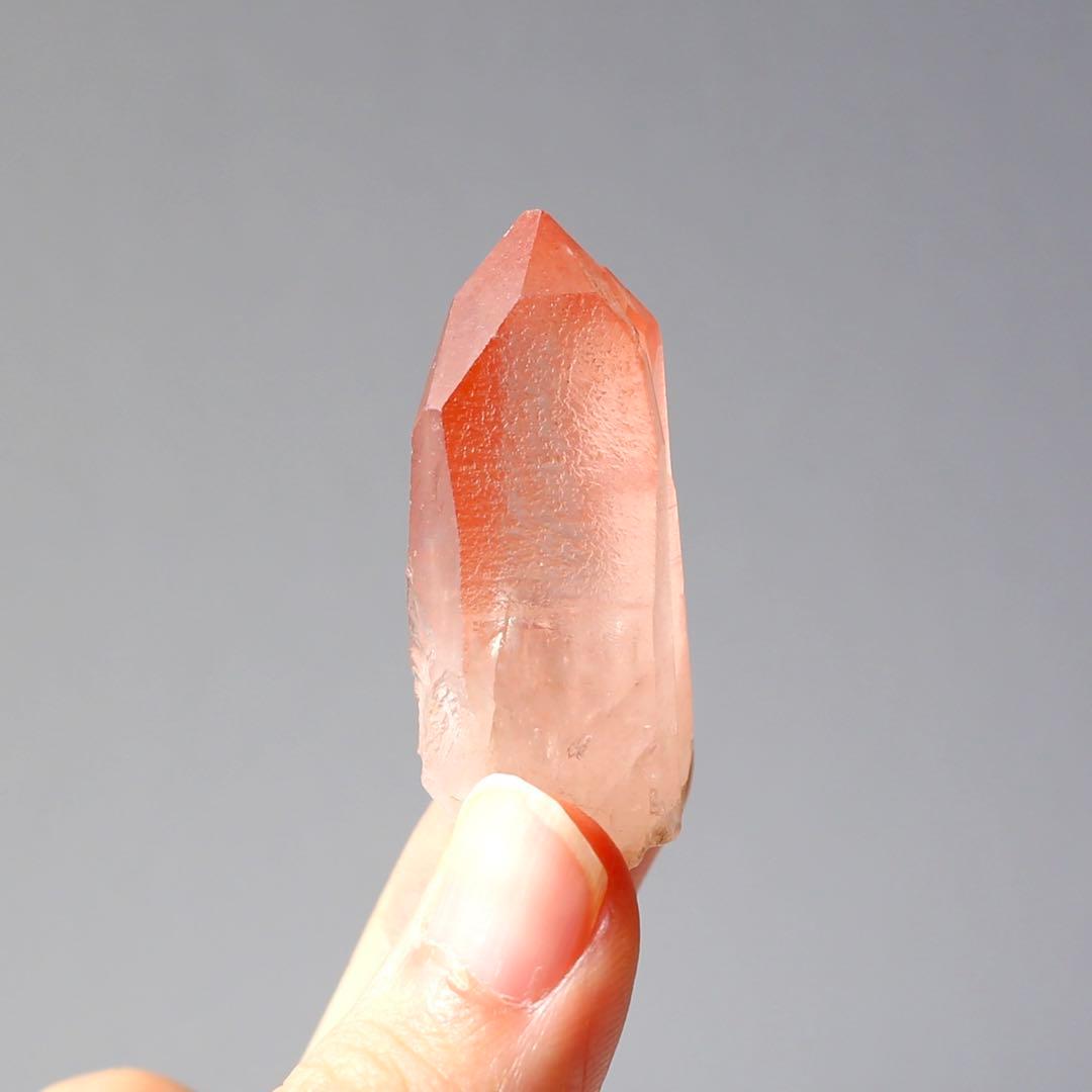 タントリックツイン ディープピンクレムリアンシード 天然石 水晶 鉱物 一点物