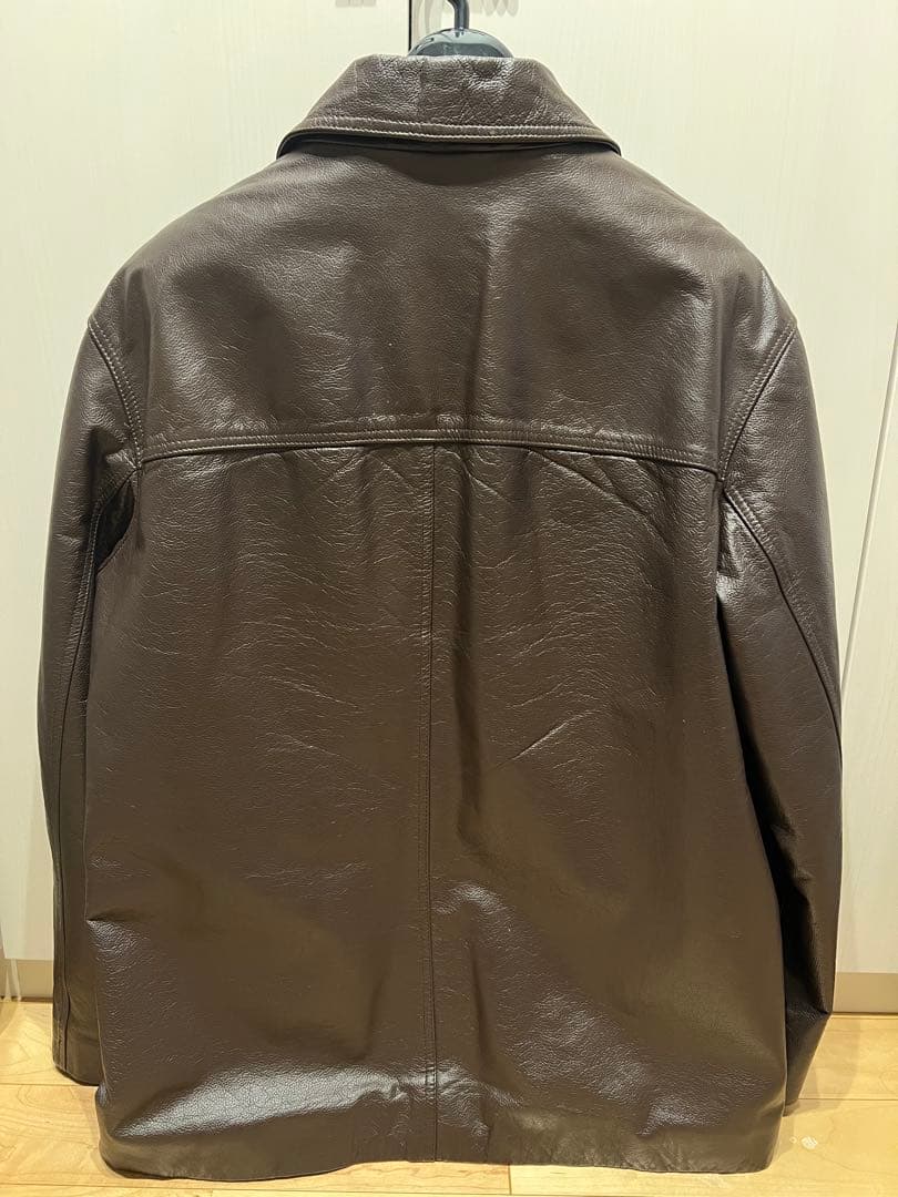j.crew革タグ　レザーカーコート サイズ　ovy OJDGAP