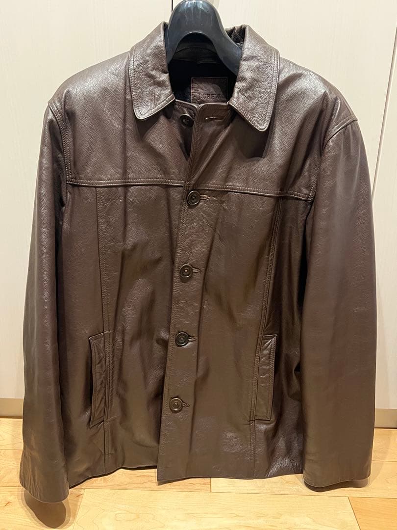 j.crew革タグ　レザーカーコート サイズ　ovy OJDGAP