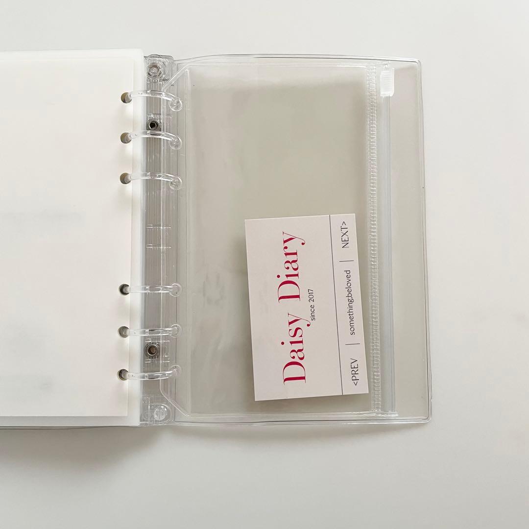 早い者勝ち　韓国　貯金　バインダー　カバー　リフィル　非売品　週予算