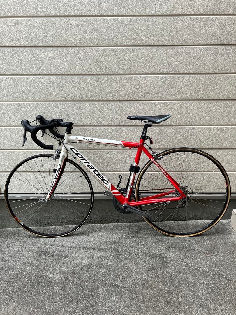 ロードバイクcorratec現状品、used品、長期自宅保管品タイヤ交換必要です