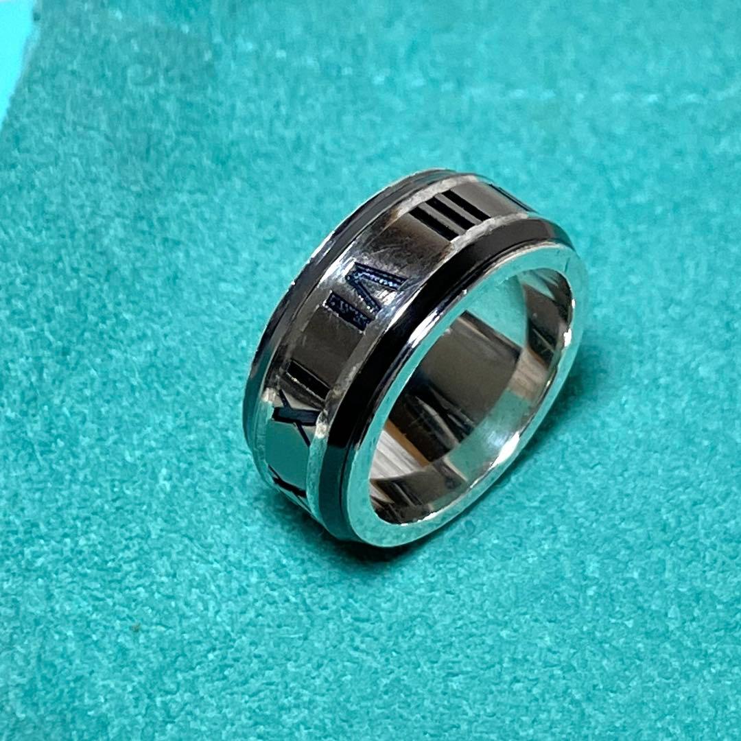 TIFFANY&Co.ティファニー　アトラス　チタニウムリング　12号