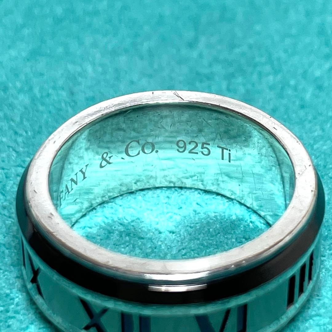 TIFFANY&Co.ティファニー　アトラス　チタニウムリング　12号