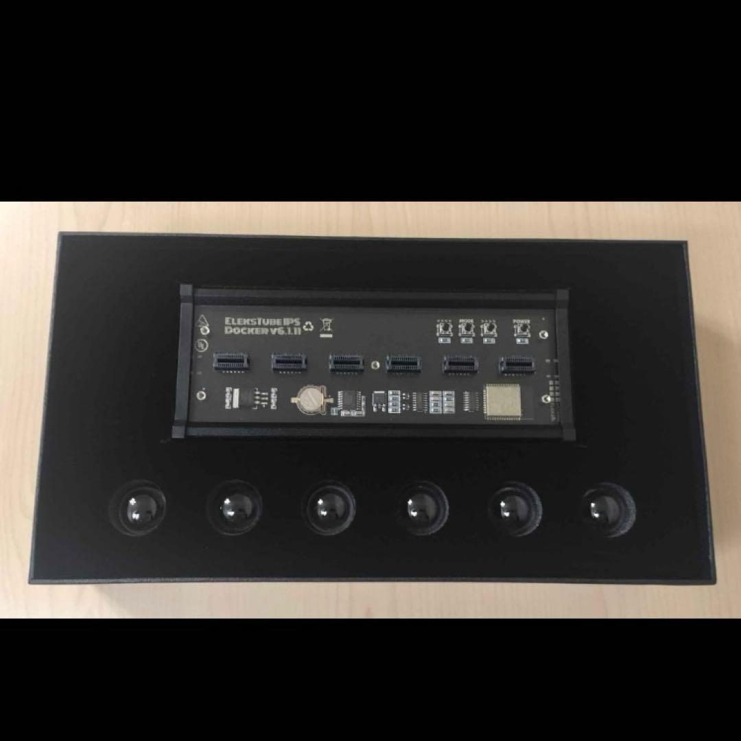 最終値下げ　ニキシー管風液晶デジタルクロック EleksTube IPS