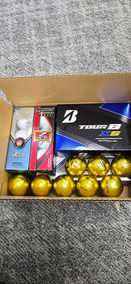 BRIDGESTONE Tour B XS　ゴルフボールセット36個